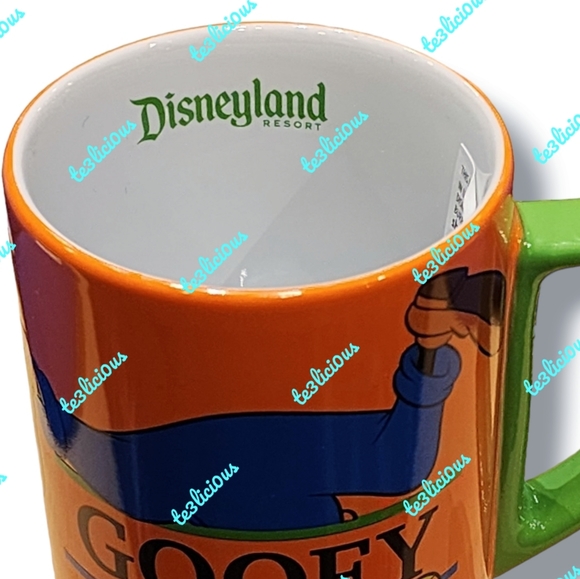 DISNEY PARKS GOOFY RETRO ORANGE MUG - Picture 5 of 6